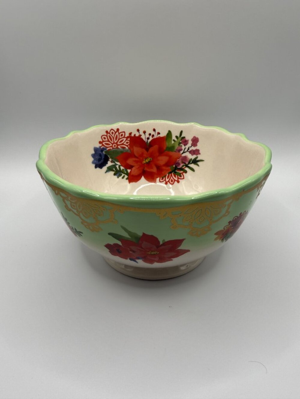 The Pioneer Woman 'Winter Bouquet' Floral Bowl
